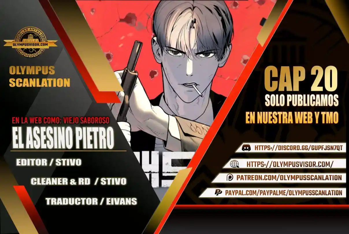 Pedro el Asesino capítulo 20, página 1