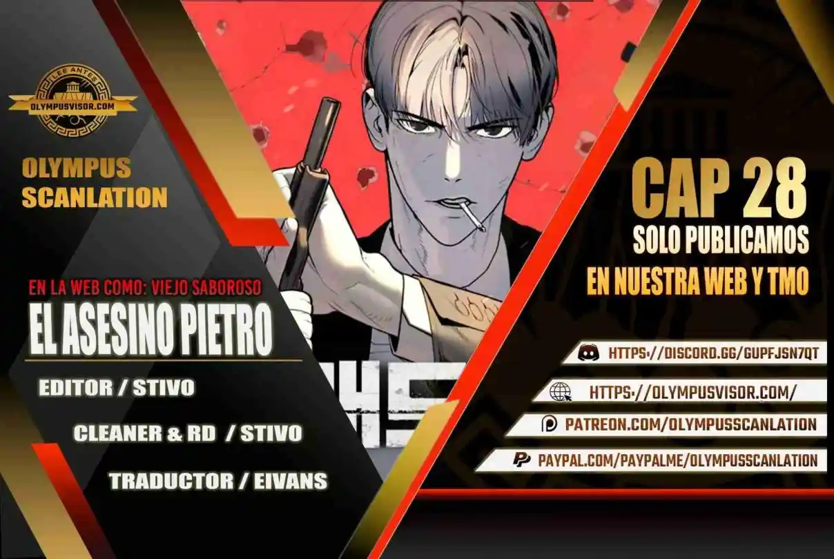 Pedro el Asesino capítulo 28, página 1