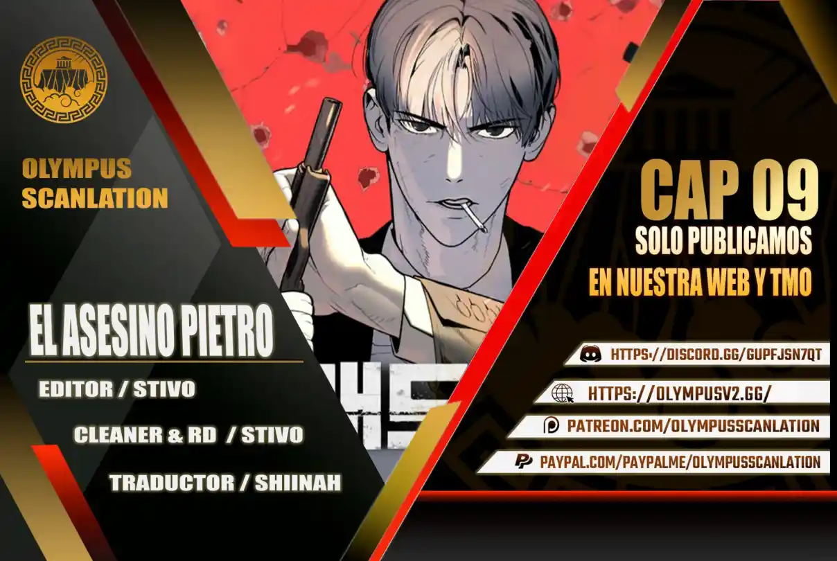 Pedro el Asesino capítulo 9, página 1