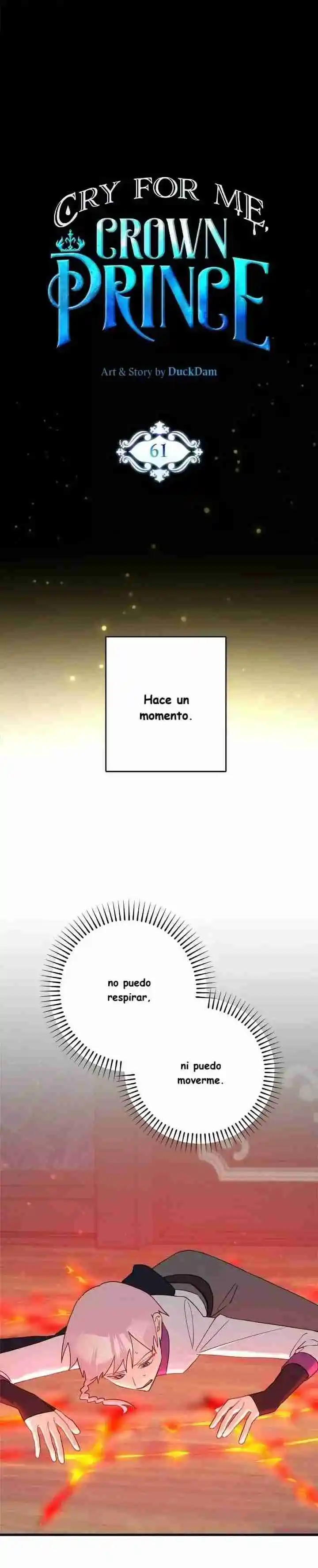Por favor llora, Príncipe heredero capítulo 61, página 15