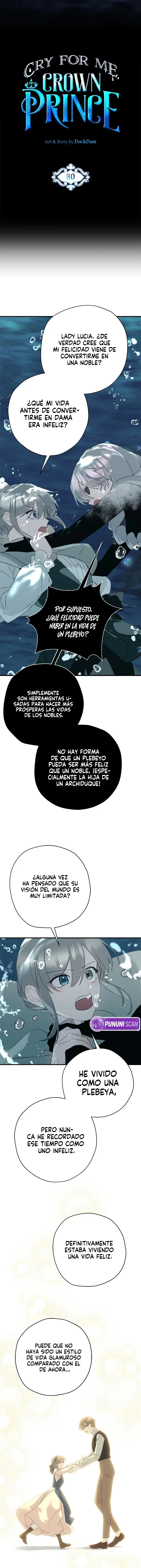 Por favor llora, Príncipe heredero capítulo 80, página 5