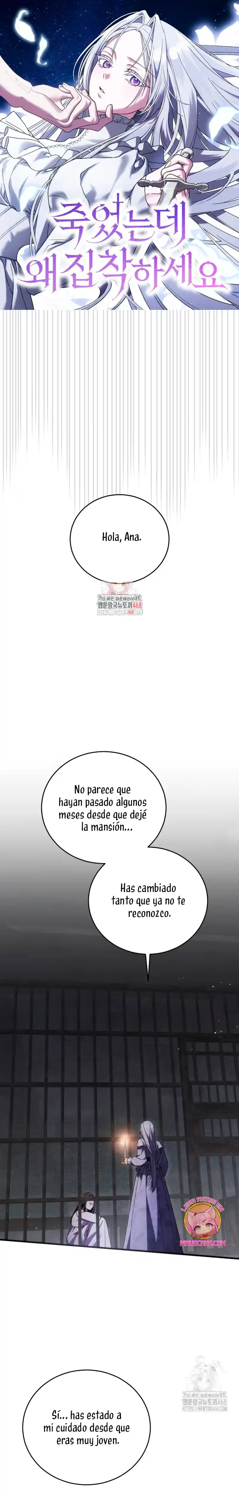 ¿Por Qué Estás Tan Obsesionado Conmigo Incluso Cuando Estoy Muerta? capítulo 38, página 2