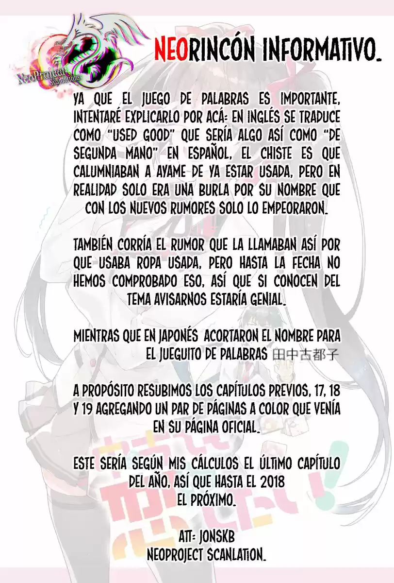 Real no Heroine wa Irimasen! capítulo 20, página 22