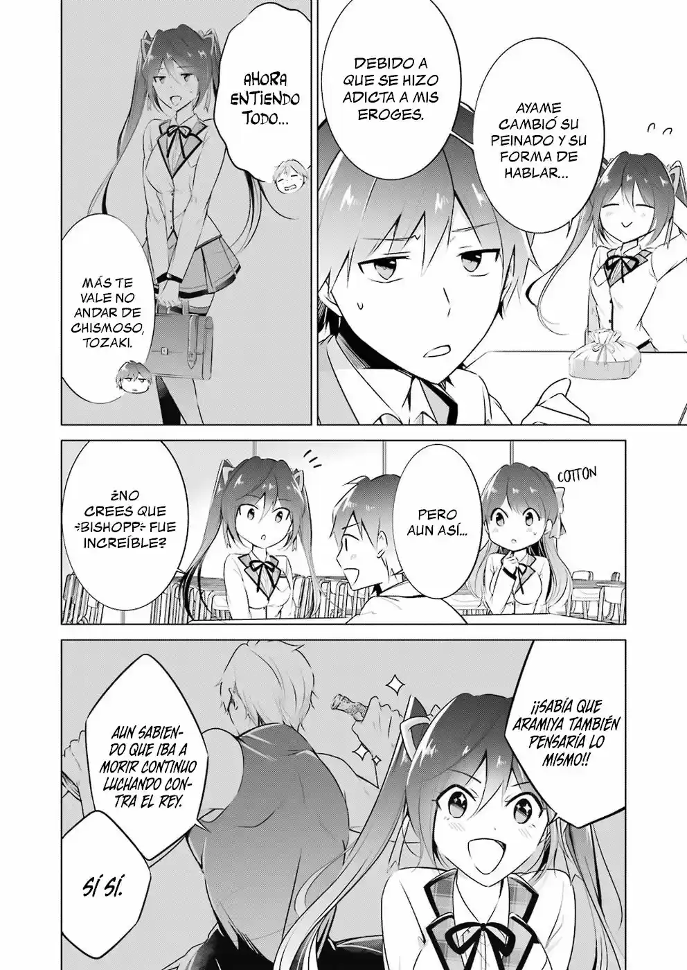 Real no Heroine wa Irimasen! capítulo 26, página 7