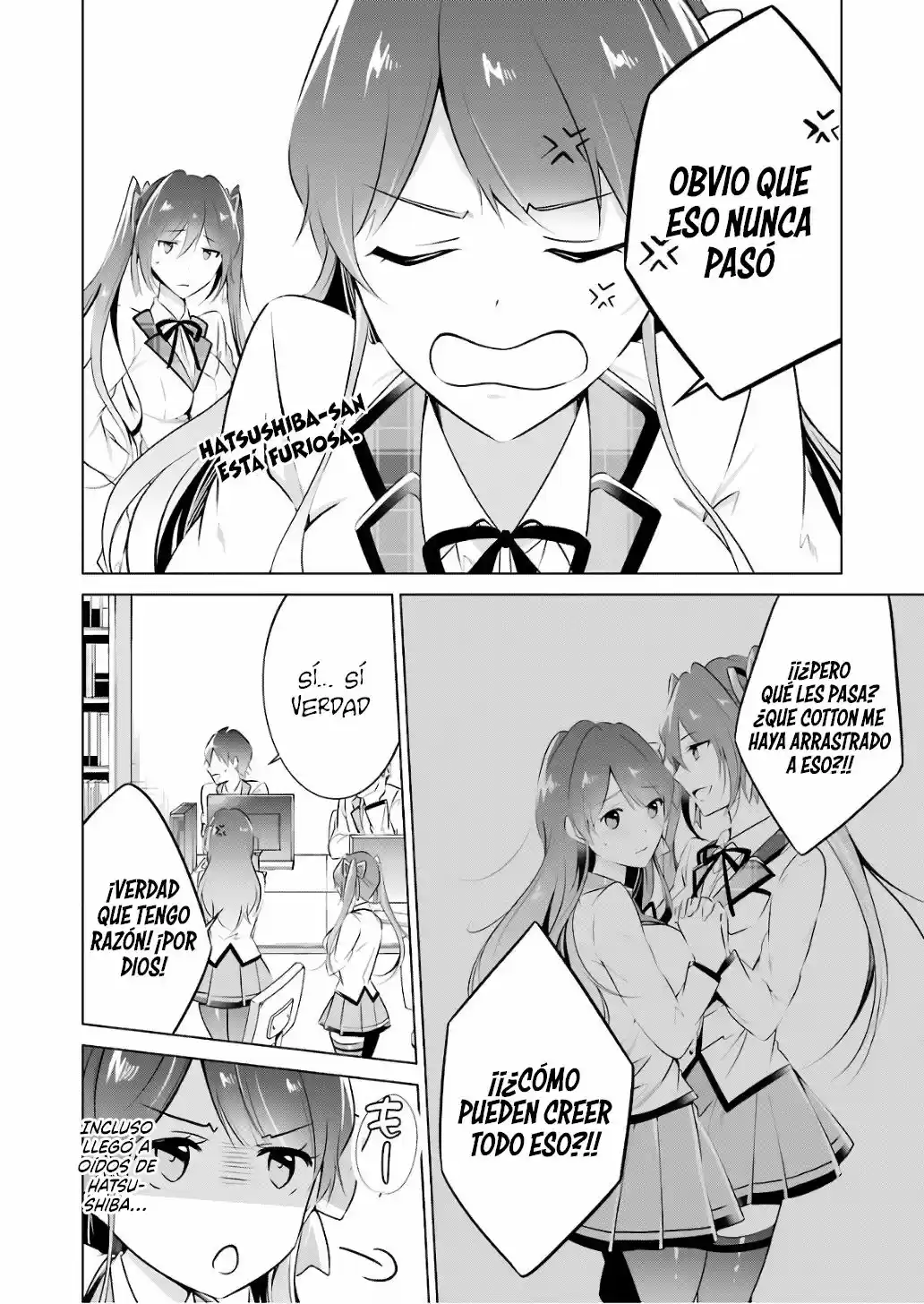 Real no Heroine wa Irimasen! capítulo 27, página 3