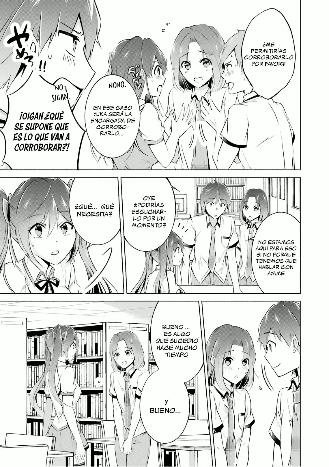 Real no Heroine wa Irimasen! capítulo 29, página 8