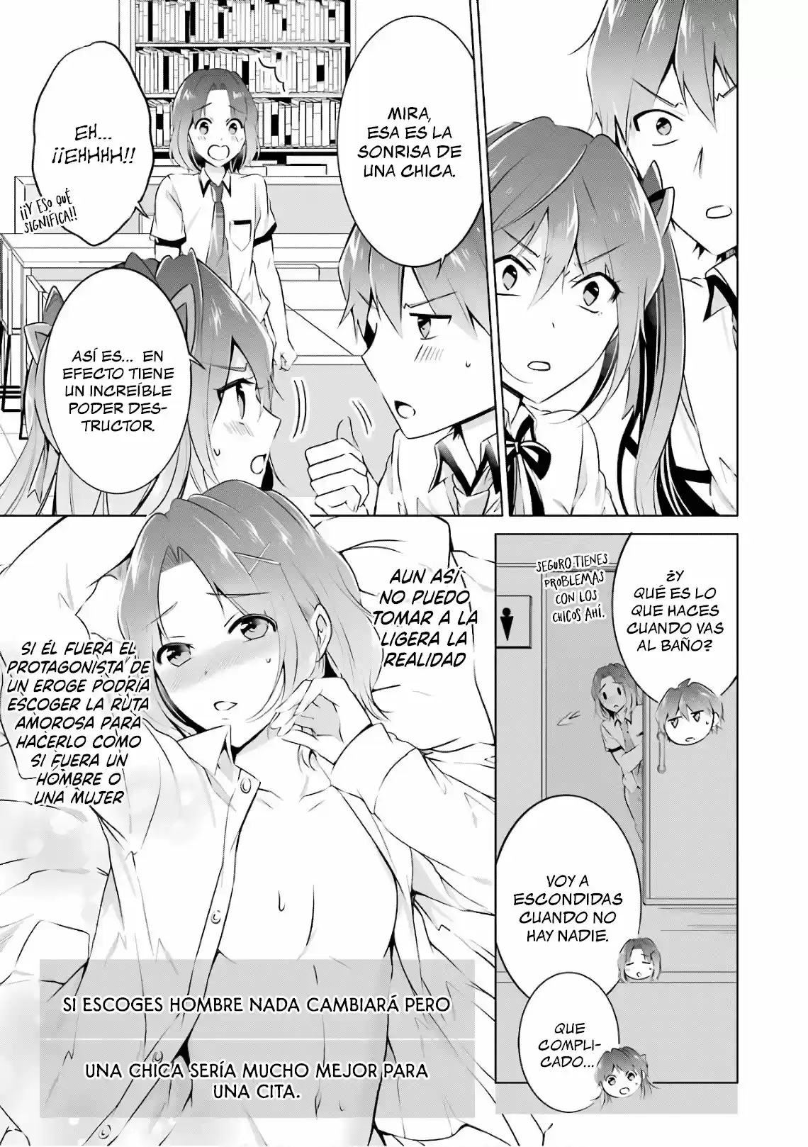 Real no Heroine wa Irimasen! capítulo 29, página 12