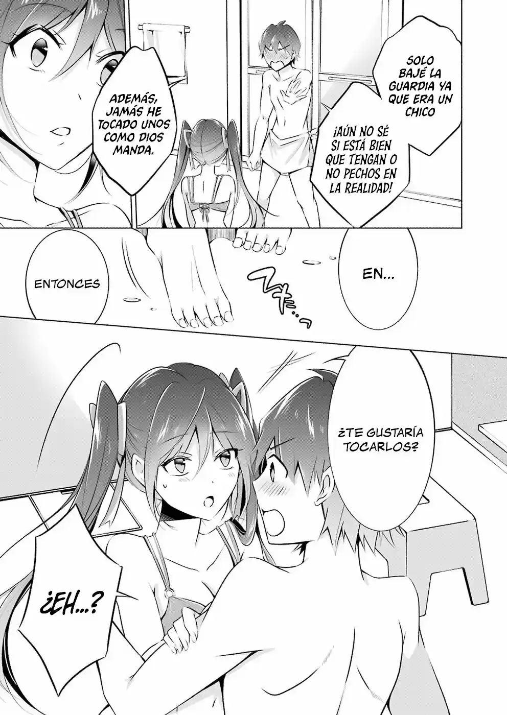 Real no Heroine wa Irimasen! capítulo 30, página 8
