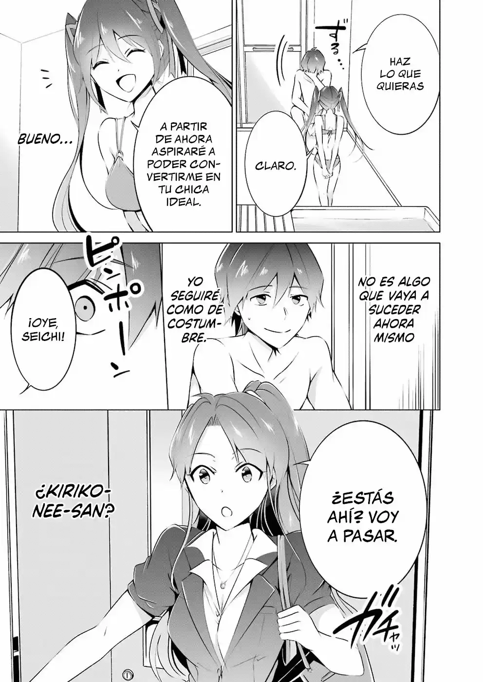 Real no Heroine wa Irimasen! capítulo 30, página 14