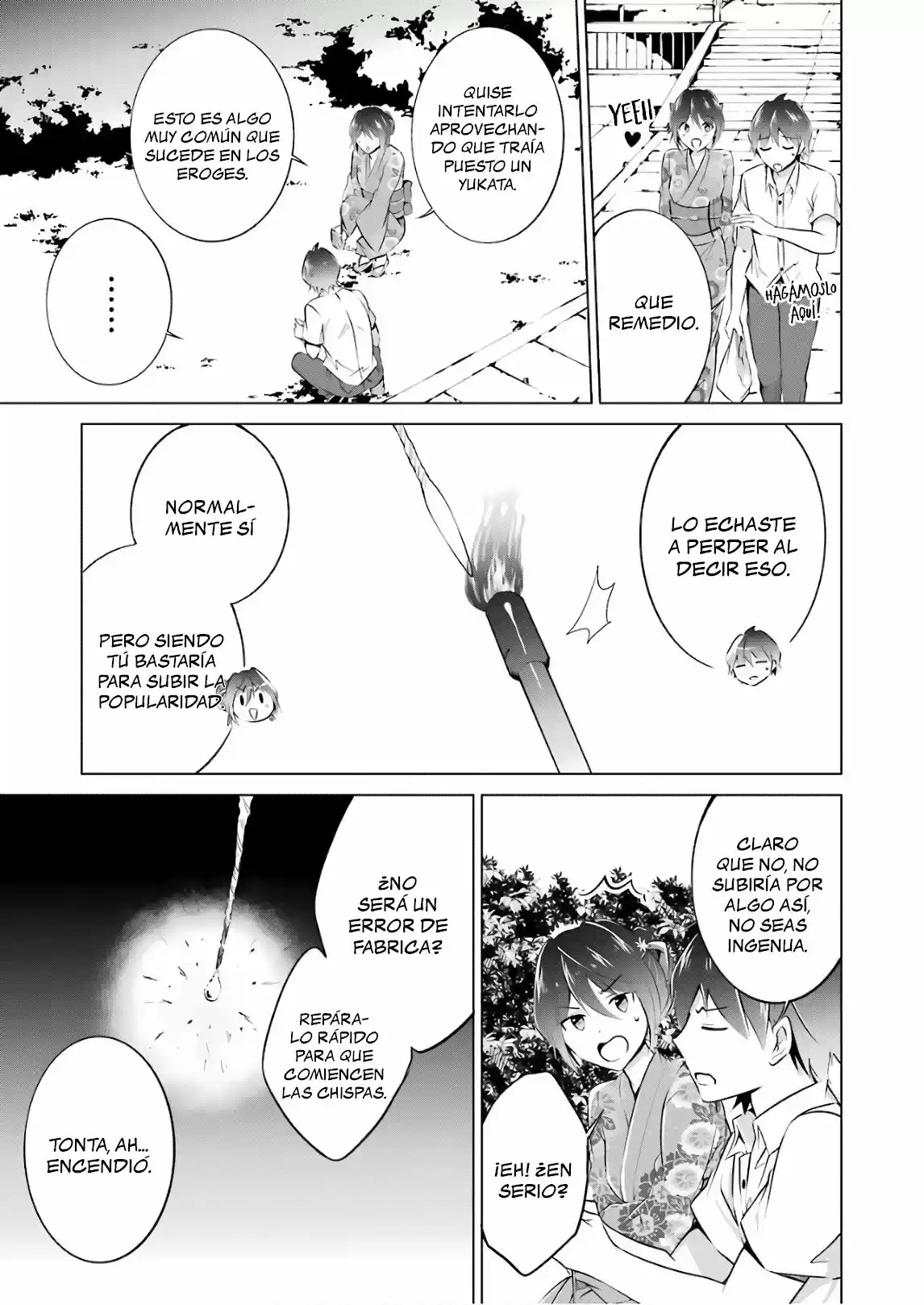 Real no Heroine wa Irimasen! capítulo 31, página 17