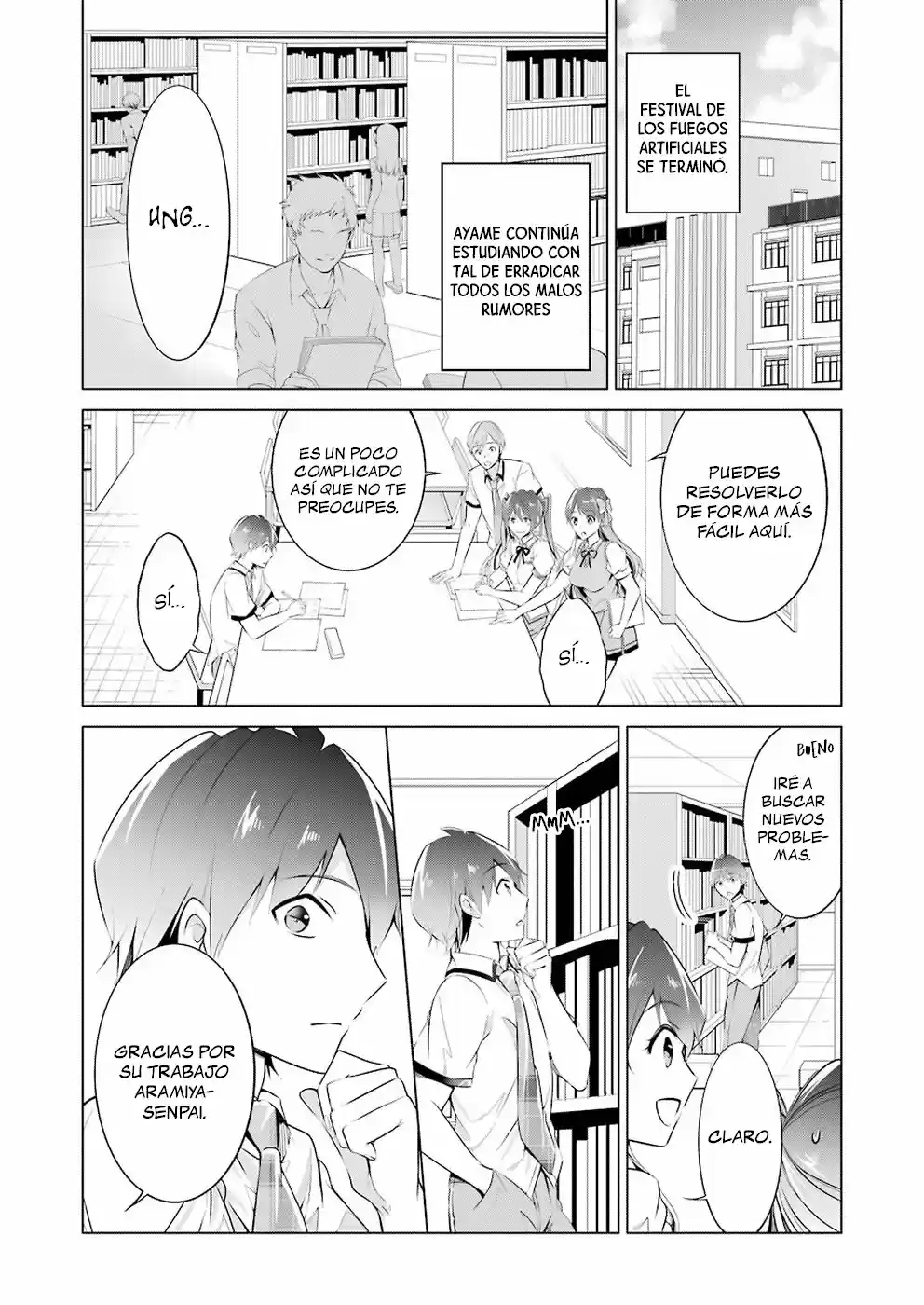 Real no Heroine wa Irimasen! capítulo 33, página 3
