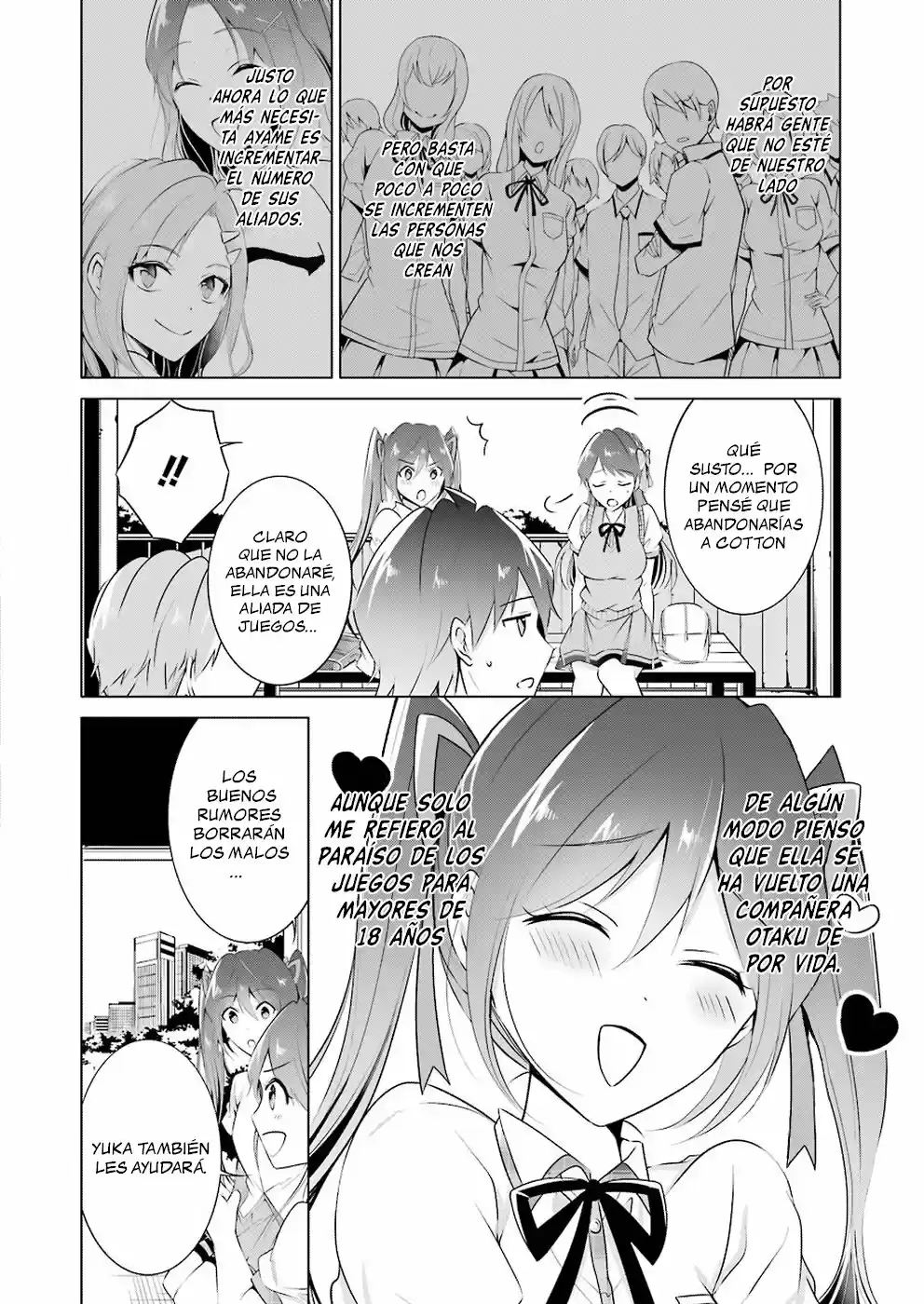 Real no Heroine wa Irimasen! capítulo 33, página 15