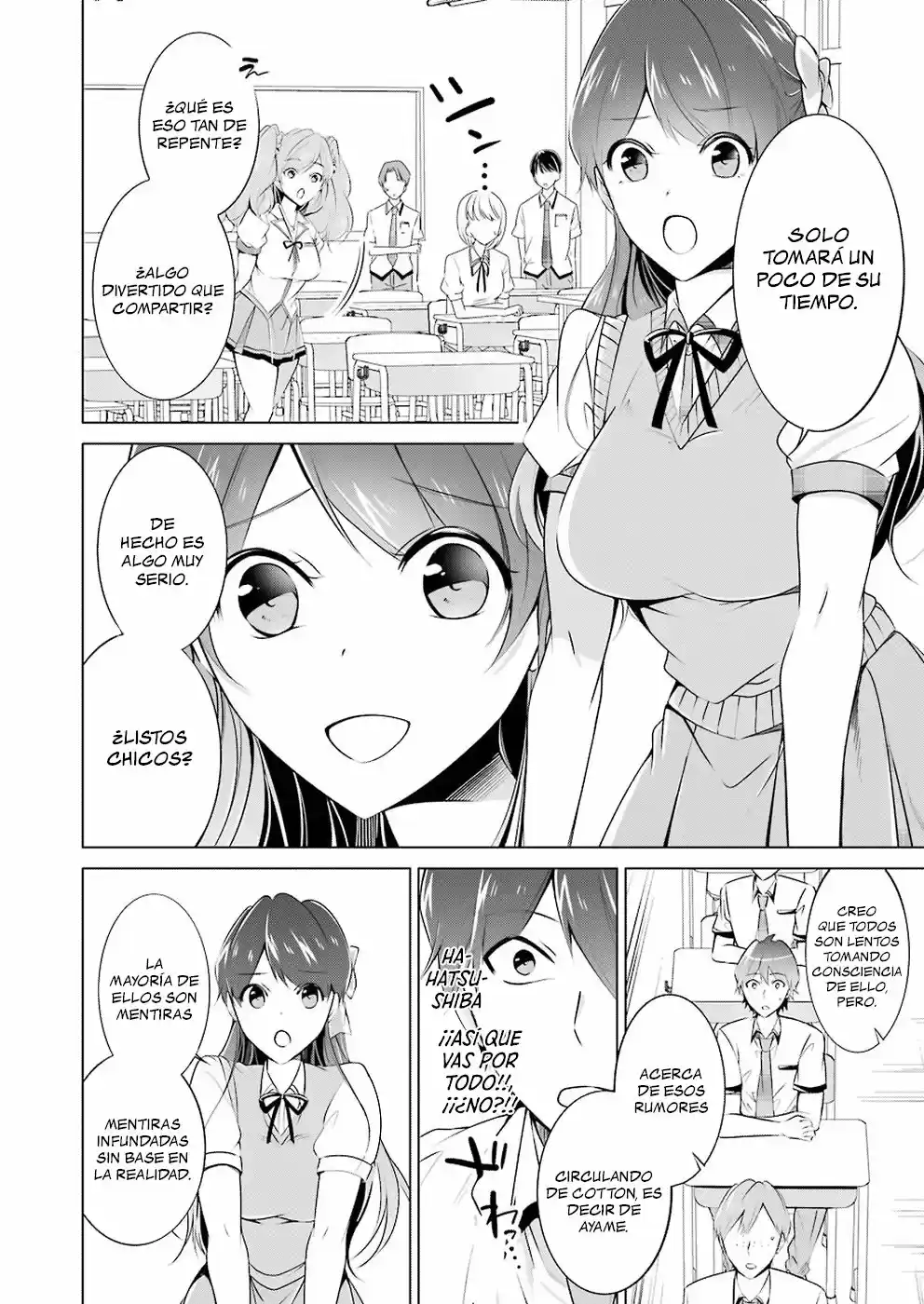 Real no Heroine wa Irimasen! capítulo 35, página 9