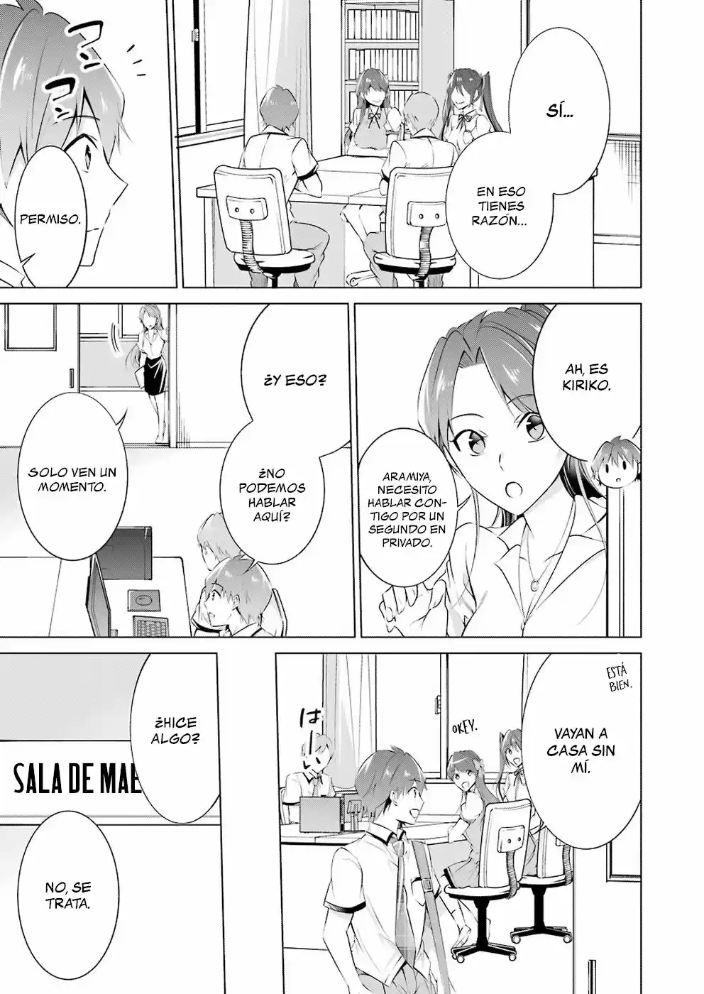 Real no Heroine wa Irimasen! capítulo 36, página 6