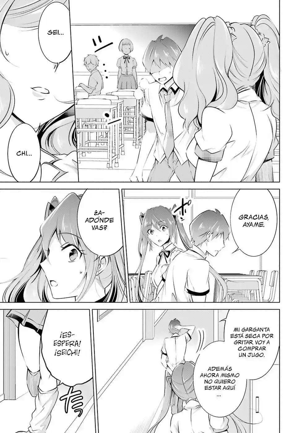 Real no Heroine wa Irimasen! capítulo 37, página 8