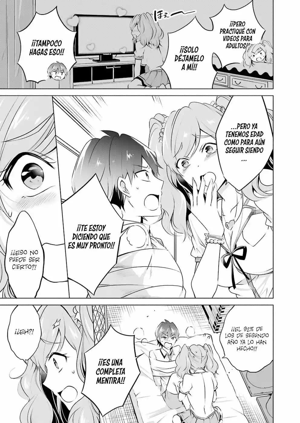 Real no Heroine wa Irimasen! capítulo 38, página 15