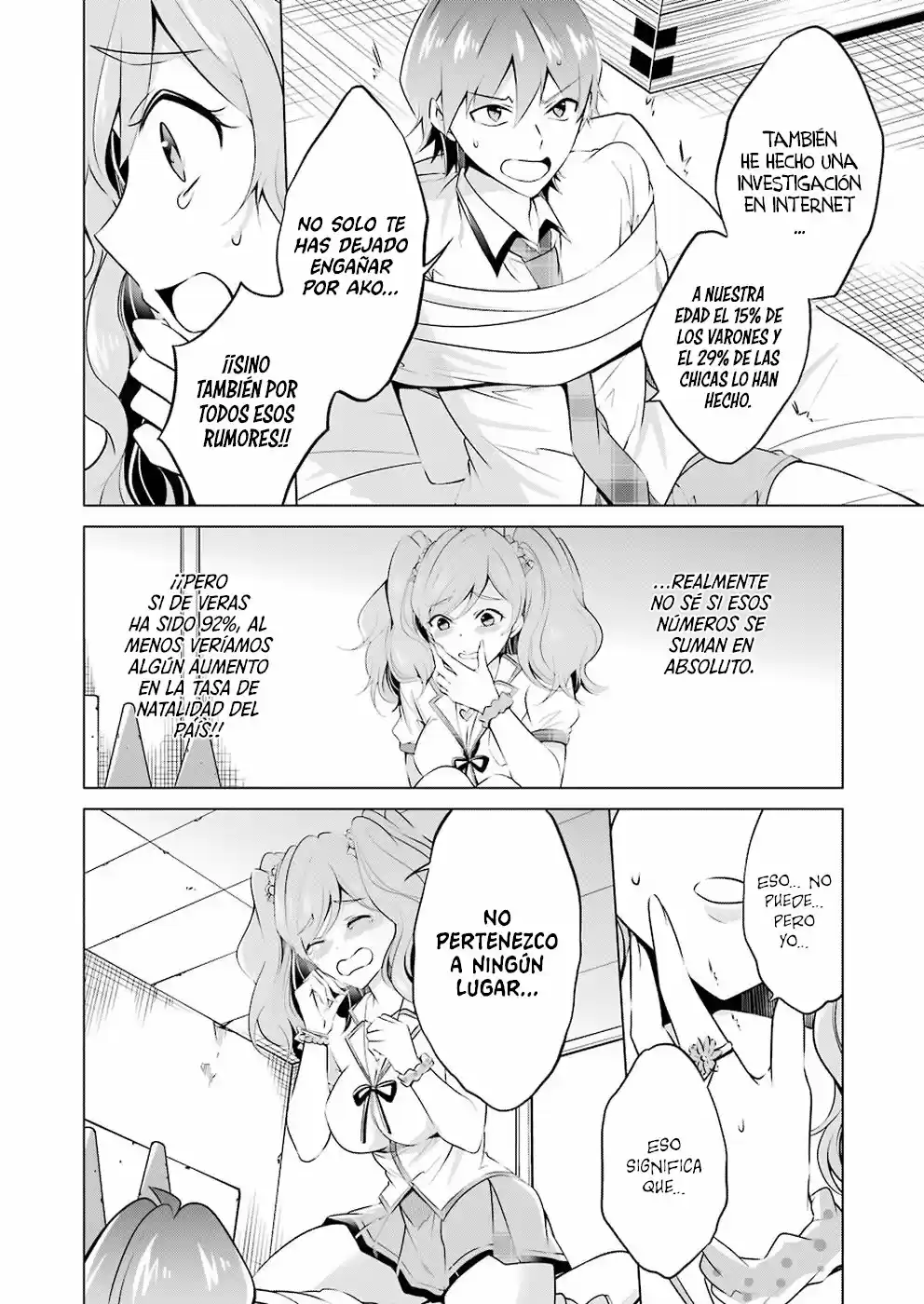 Real no Heroine wa Irimasen! capítulo 38, página 16