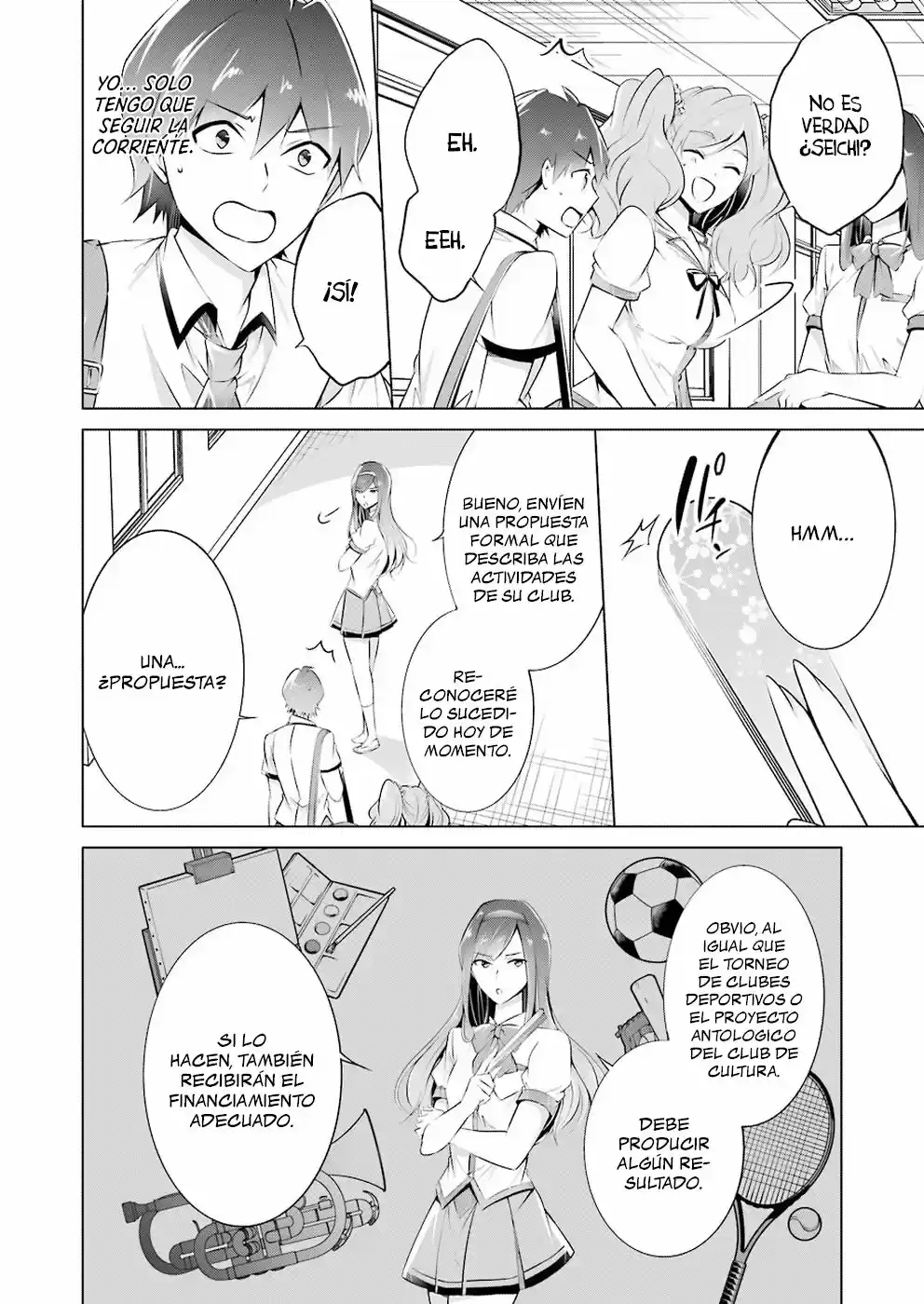 Real no Heroine wa Irimasen! capítulo 40, página 17