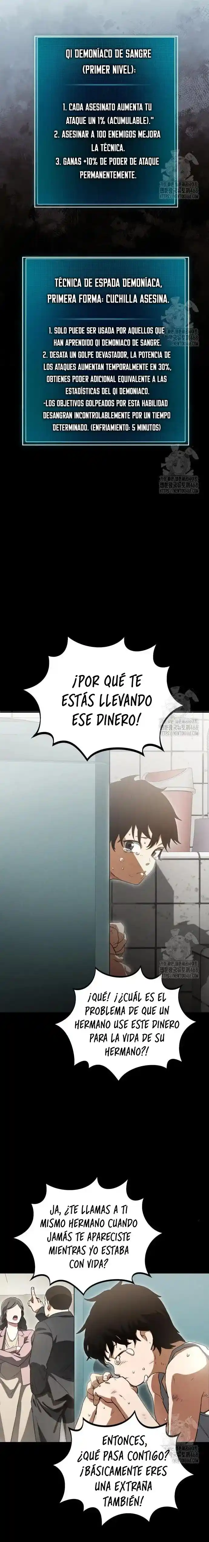 Reencarnación del demonio sangriento: La prueba del tanque maldito. capítulo 10, página 21