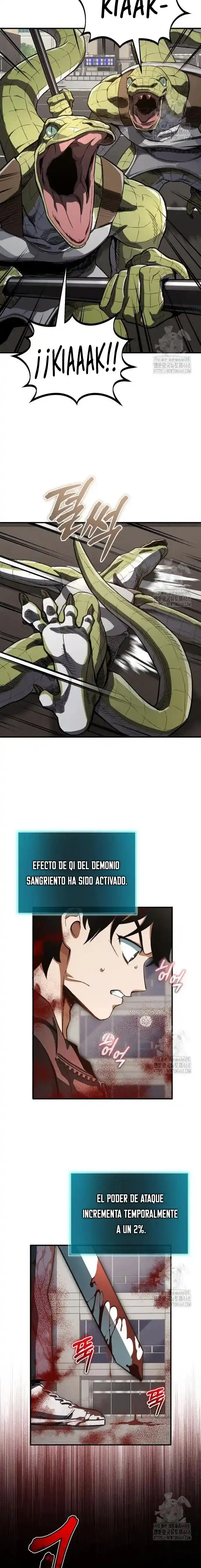Reencarnación del demonio sangriento: La prueba del tanque maldito. capítulo 12, página 7