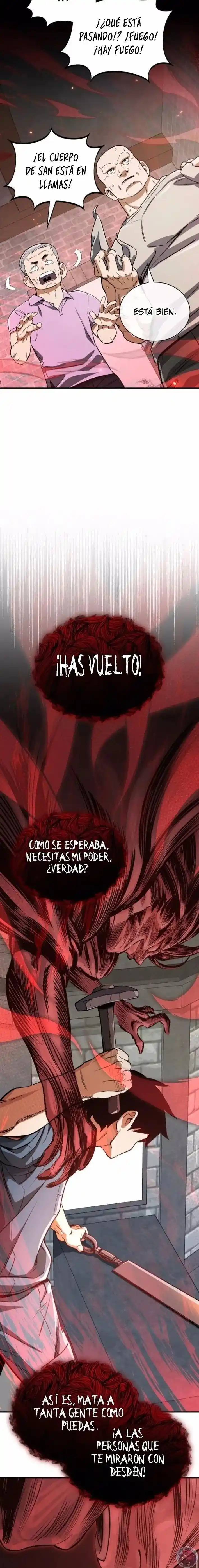 Reencarnación del demonio sangriento: La prueba del tanque maldito. capítulo 25, página 9