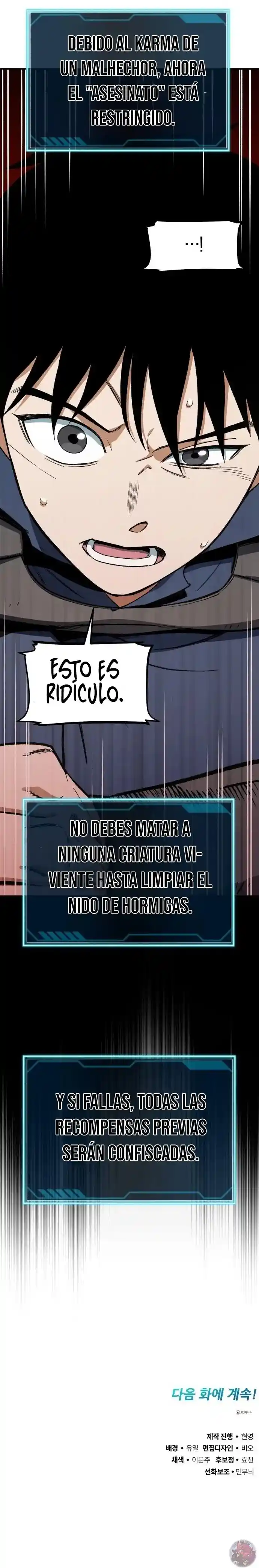 Reencarnación del demonio sangriento: La prueba del tanque maldito. capítulo 32, página 21