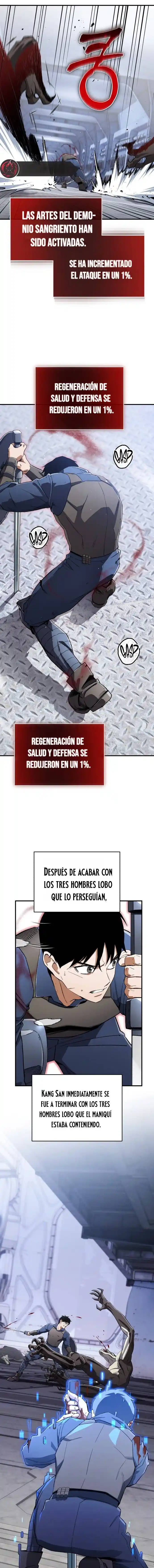 Reencarnación del demonio sangriento: La prueba del tanque maldito. capítulo 49, página 13