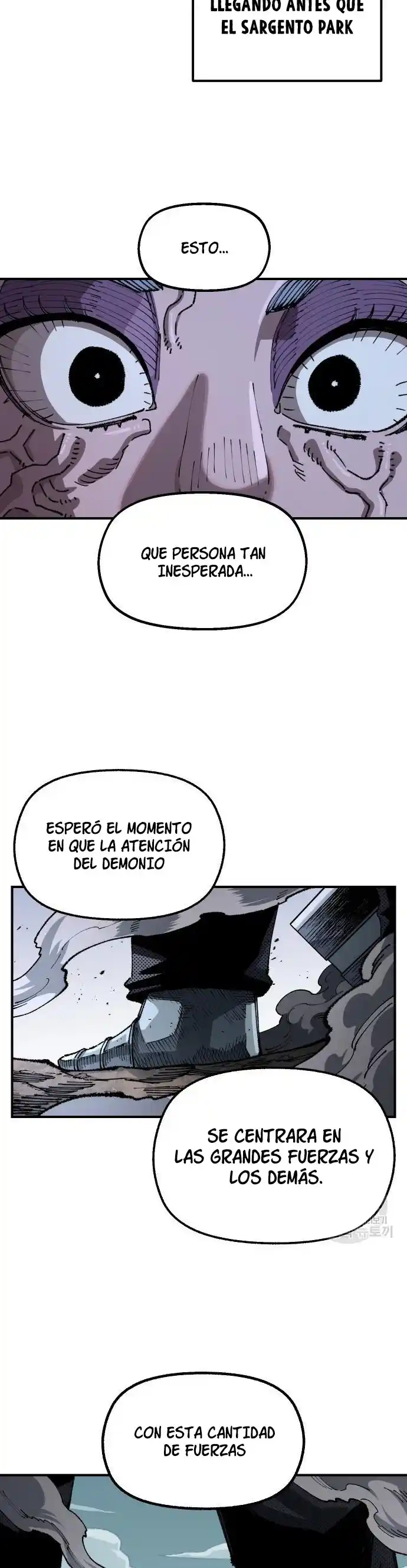 Reencarnación del soldado veterano capítulo 100, página 43