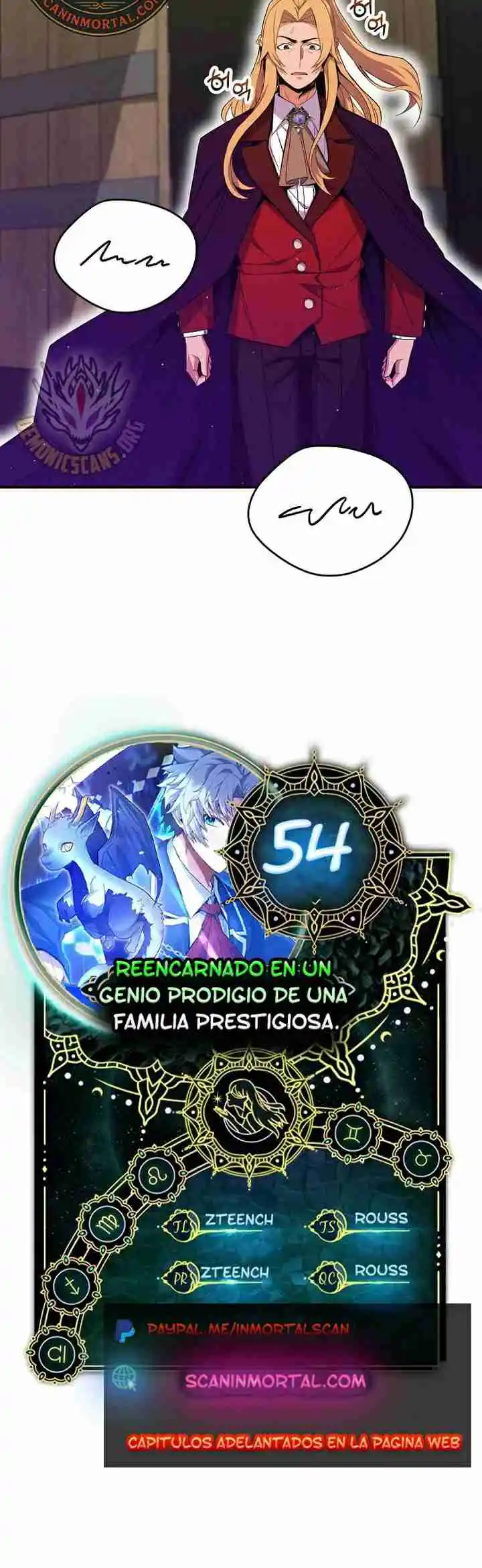 Reencarnado en un genio prodigio de una familia prestigiosa capítulo 54, página 4