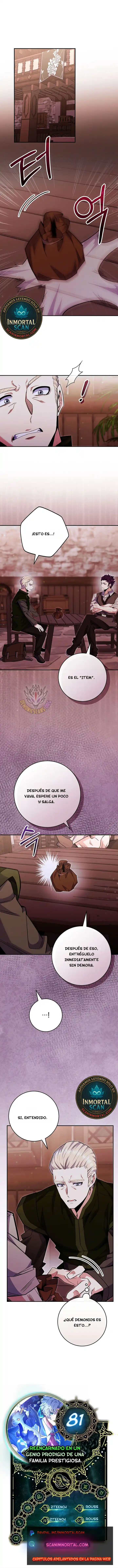 Reencarnado en un genio prodigio de una familia prestigiosa capítulo 81, página 1