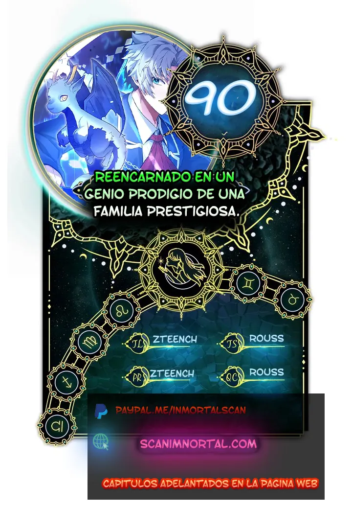 Reencarnado en un genio prodigio de una familia prestigiosa capítulo 90, página 1