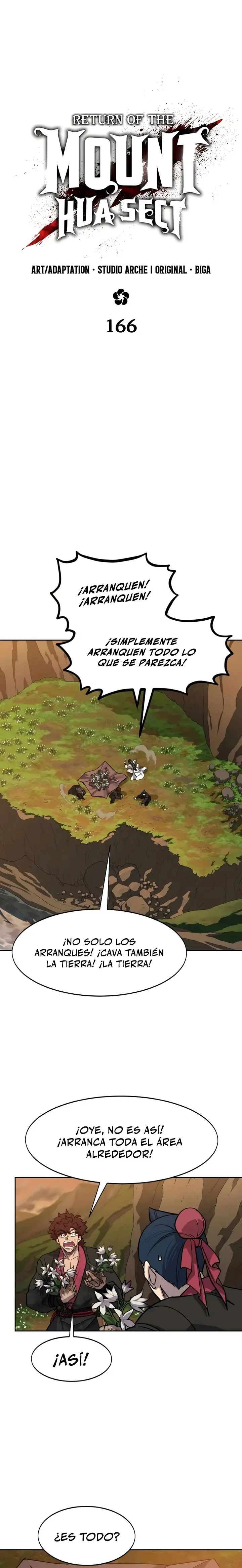 Regreso de la Secta del Monte Hua capítulo 166, página 12