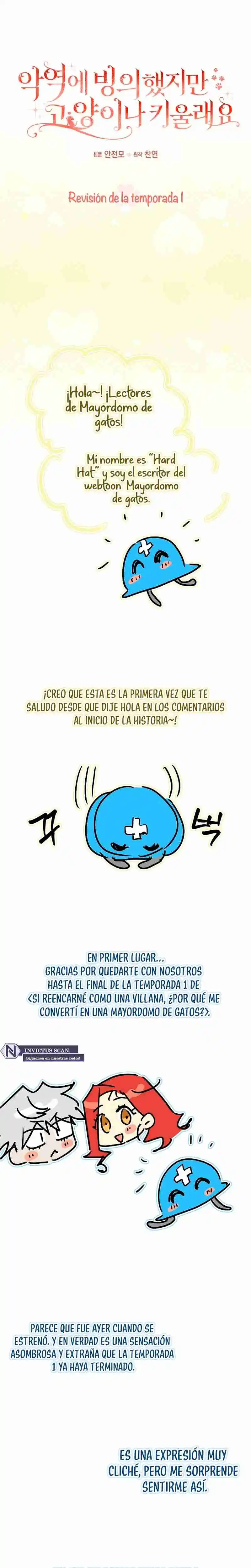¿Si Reencarné Como Villana Por Qué Me Convertí En Una Mayordomo De Gatos? capítulo 45.50, página 2