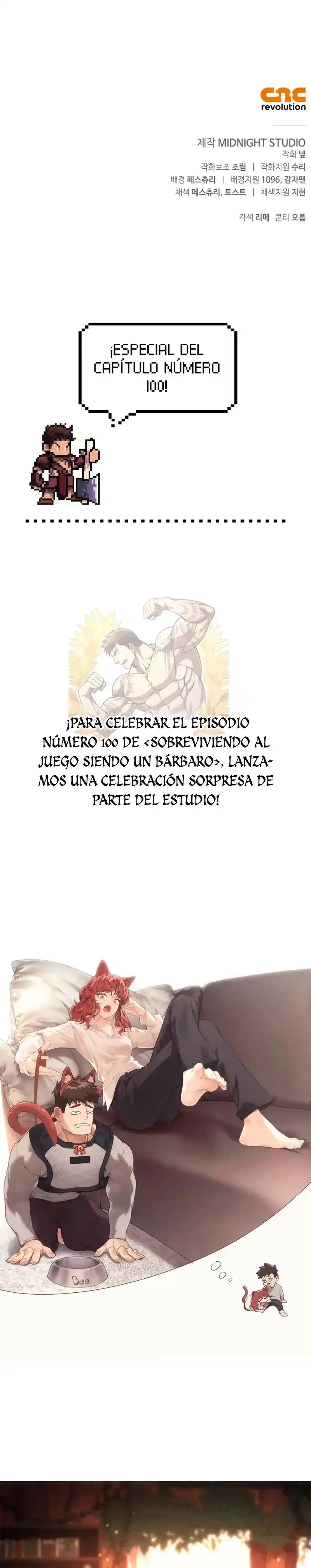 Sobreviviendo a los barbaros de un Juego capítulo 100, página 46