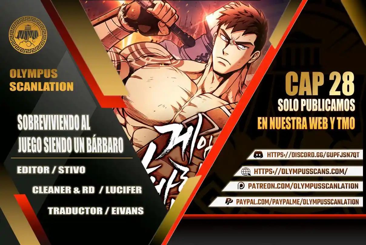 Sobreviviendo a los barbaros de un Juego capítulo 28, página 1
