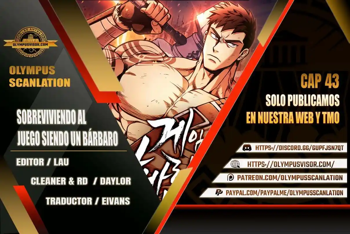 Sobreviviendo a los barbaros de un Juego capítulo 43, página 1