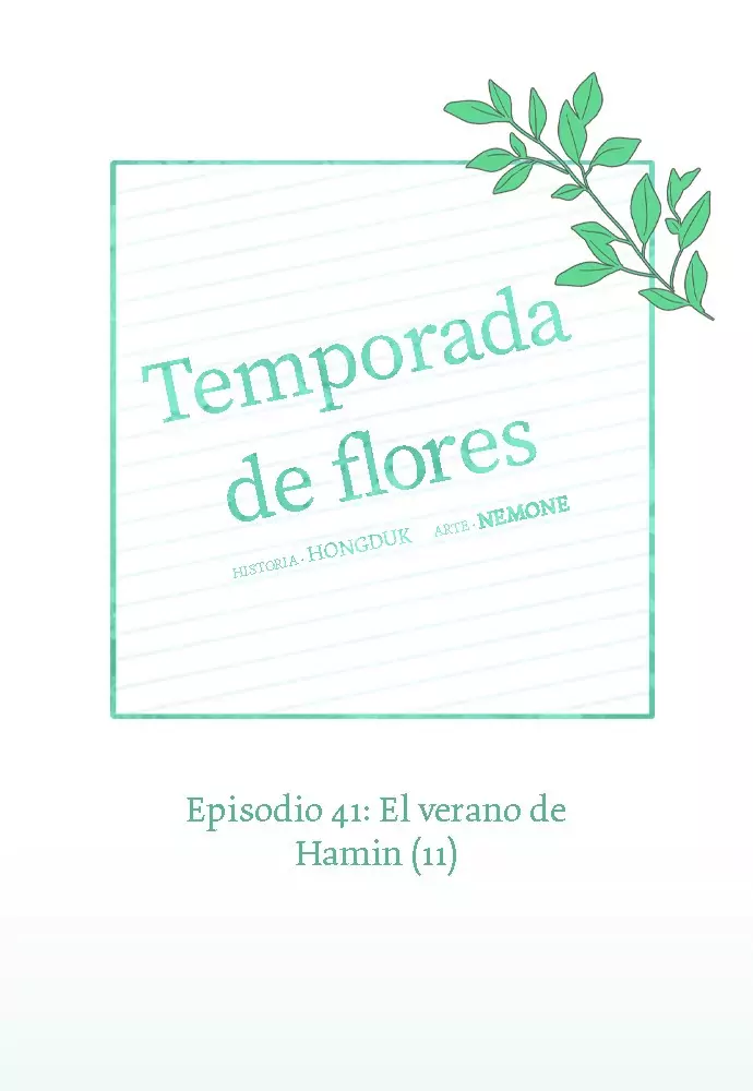 temporada de flores capítulo 41, página 29