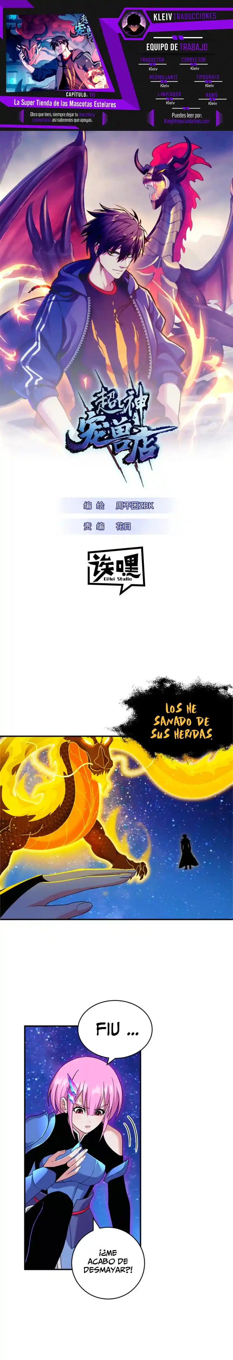 Tienda De Mascotas De Súper Bestias Astrales capítulo 111, página 1