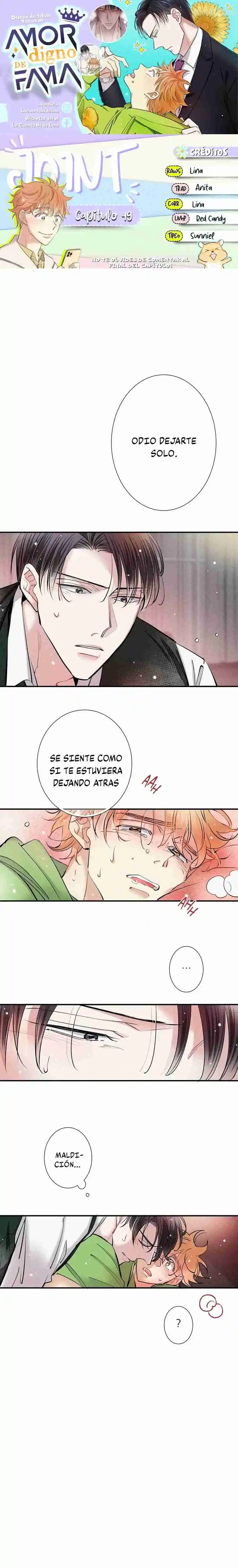 Un Amor digno de Fama capítulo 49, página 1