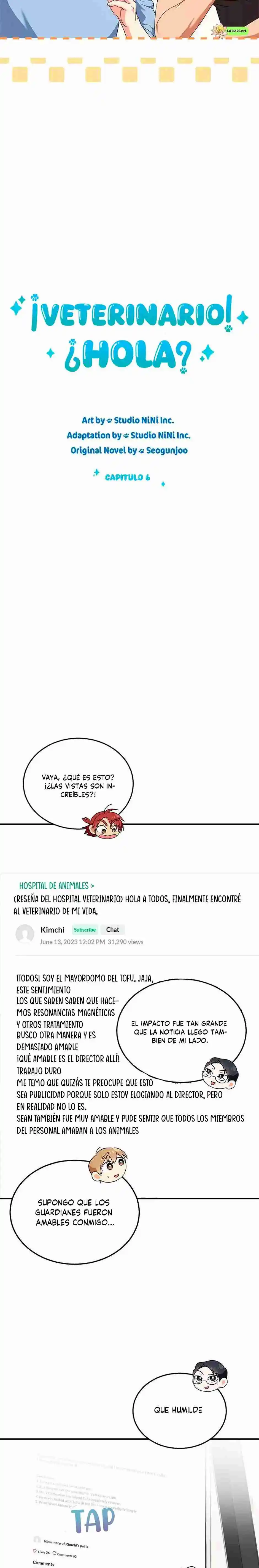 ¡Veterinario! ¿Hola? capítulo 6, página 4