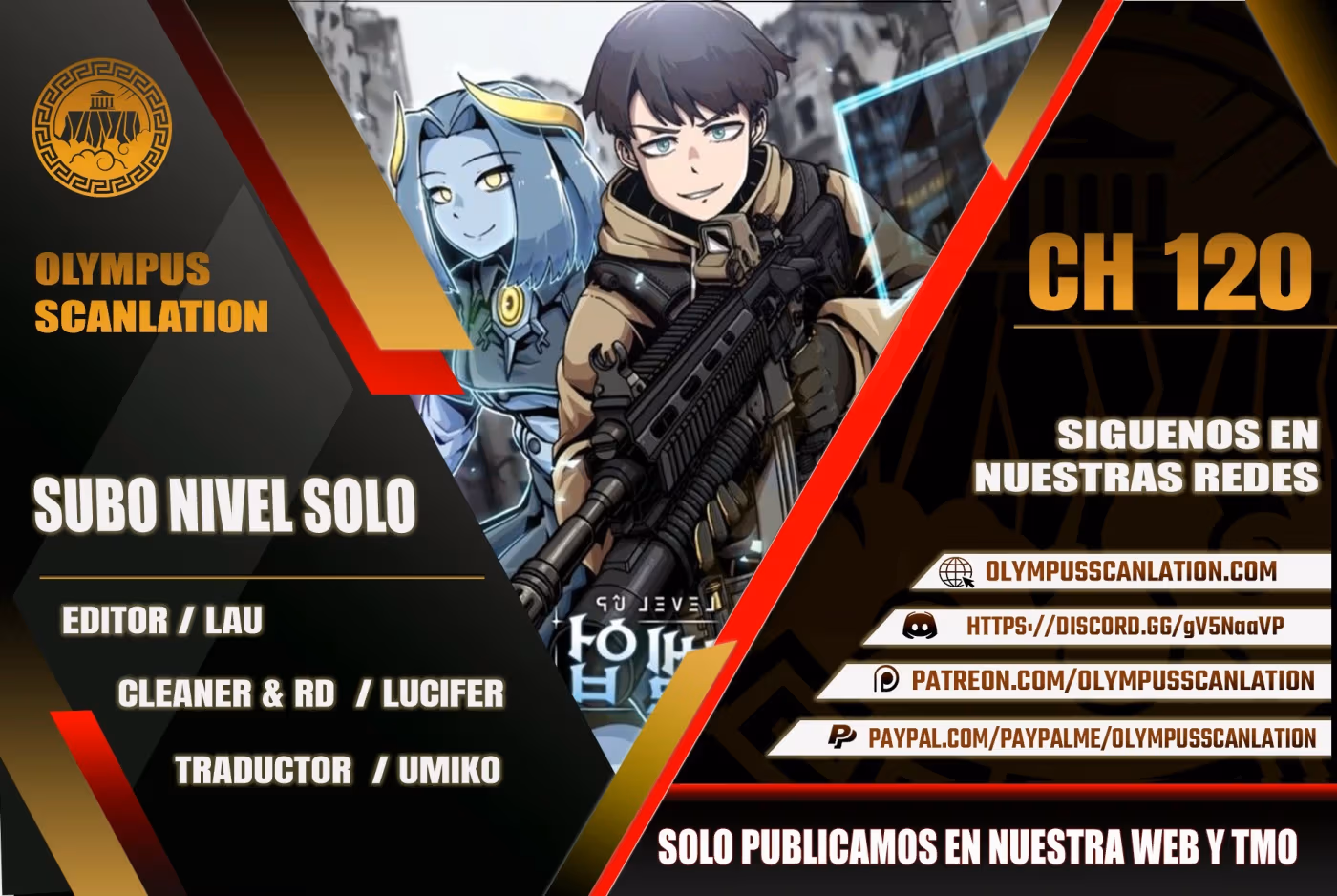 Subo de nivel solo capítulo 120, página 1
