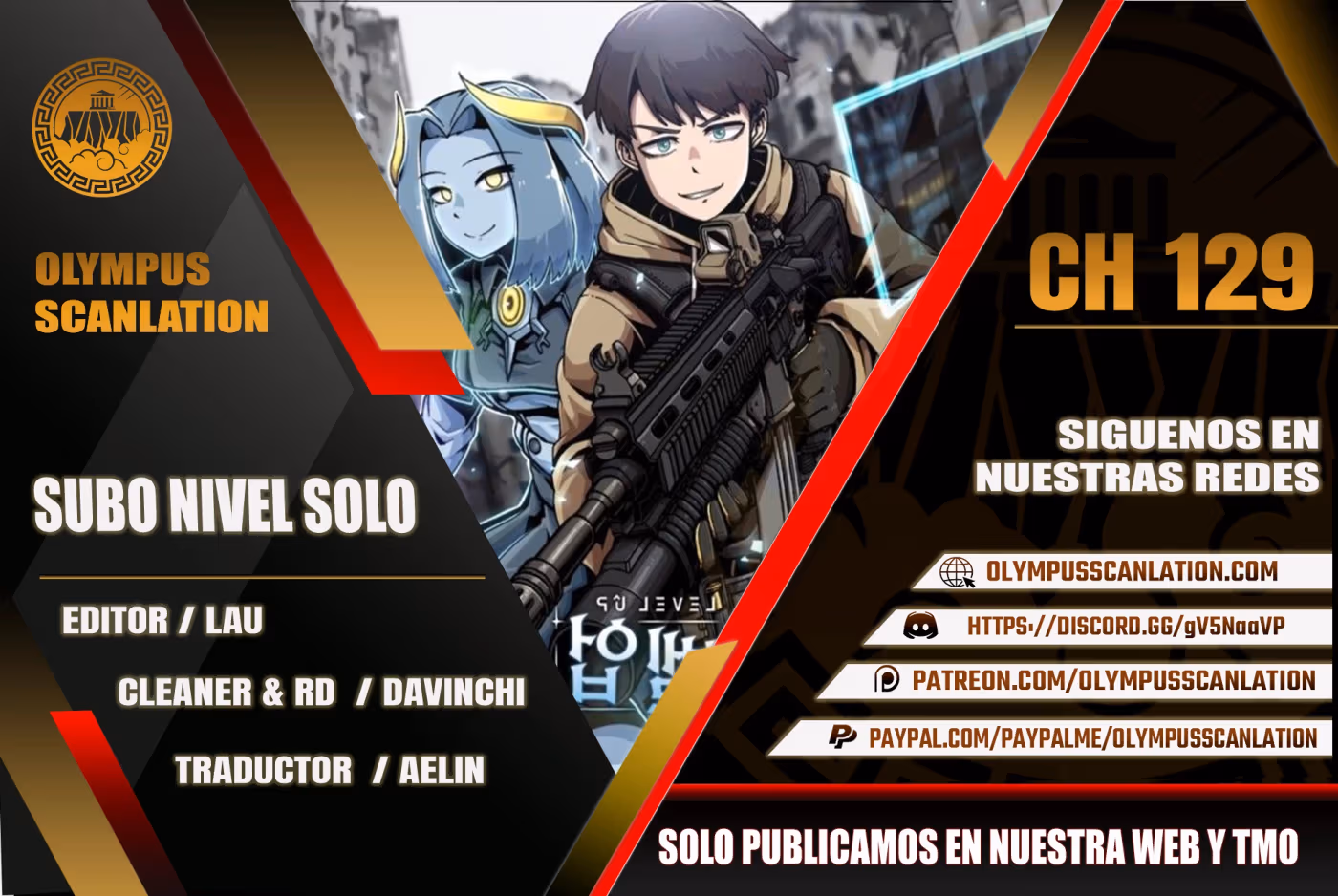 Subo de nivel solo capítulo 129, página 1