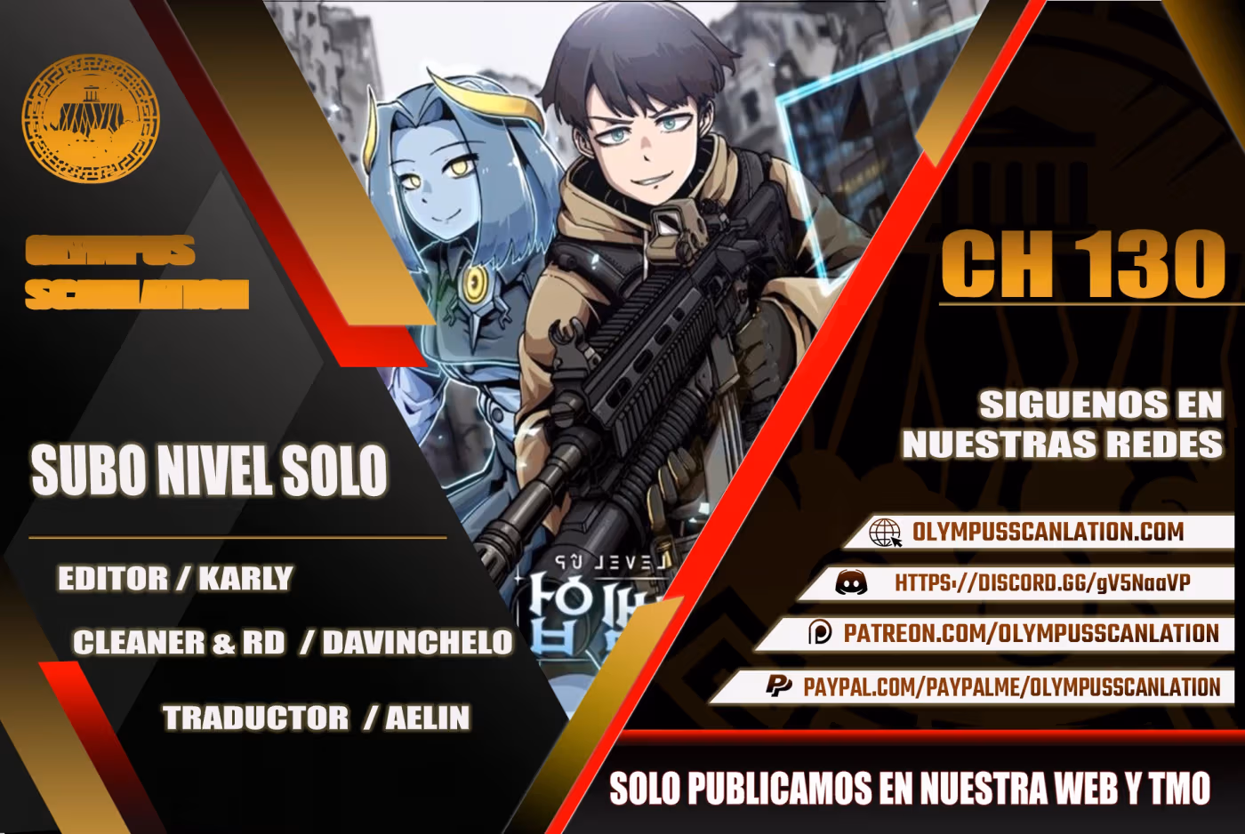 Subo de nivel solo capítulo 130, página 1