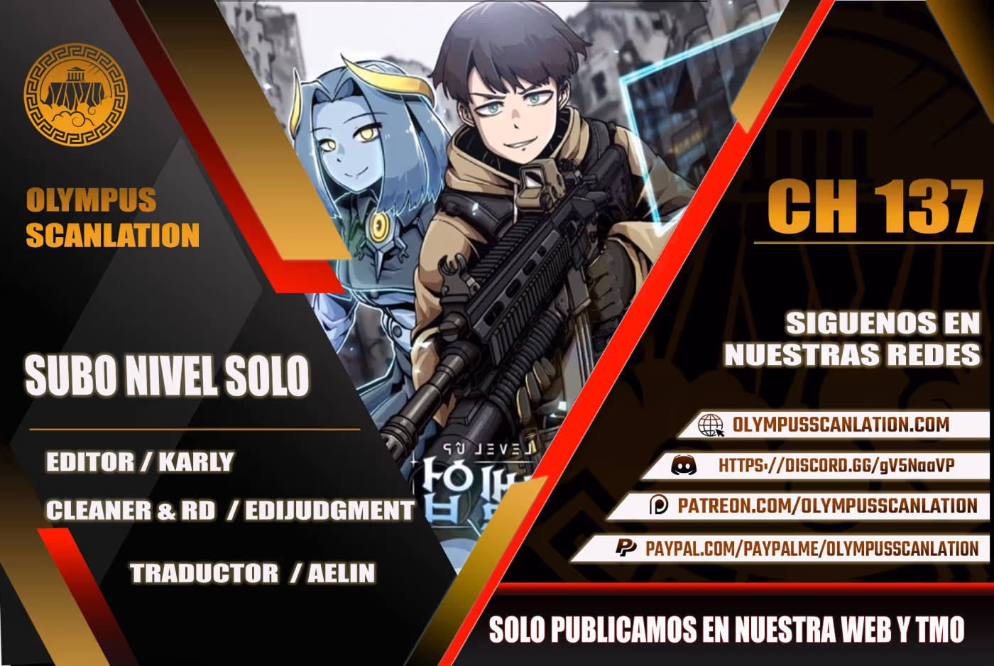 Subo de nivel solo capítulo 137, página 1