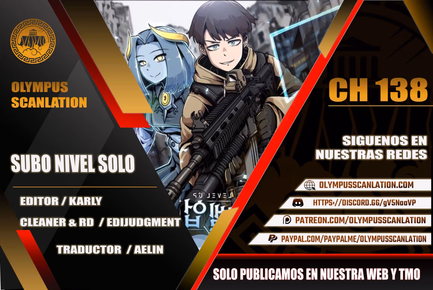 Subo de nivel solo capítulo 138, página 1