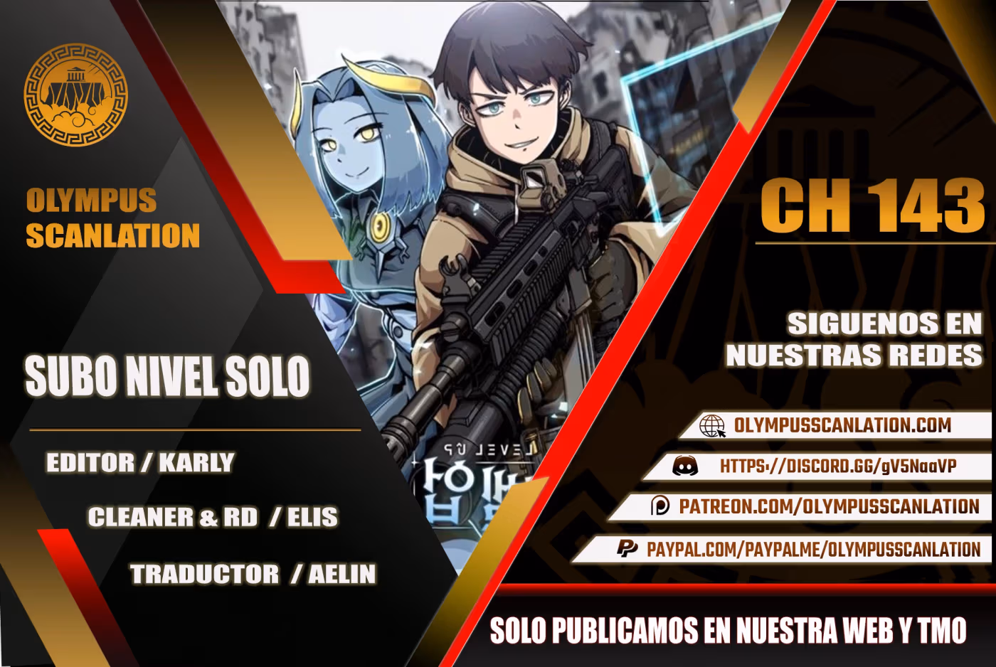 Subo de nivel solo capítulo 143, página 1