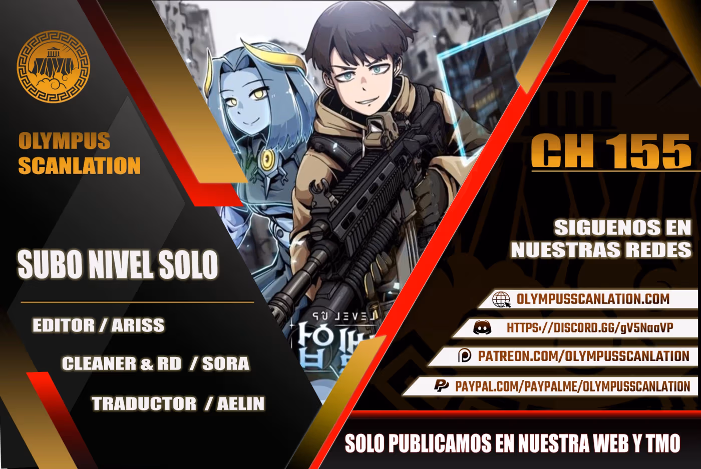 Subo de nivel solo capítulo 155, página 1
