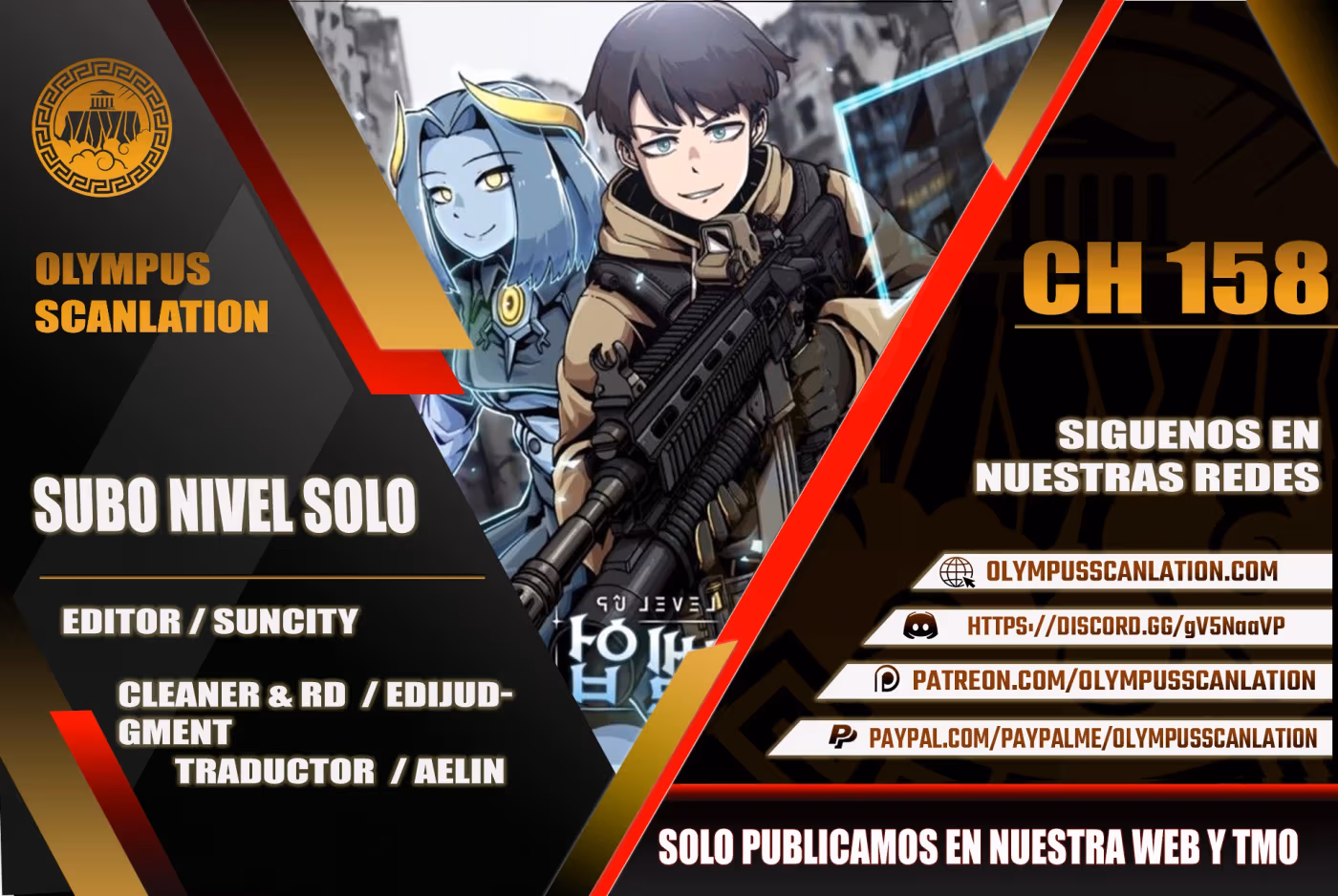 Subo de nivel solo capítulo 158, página 1