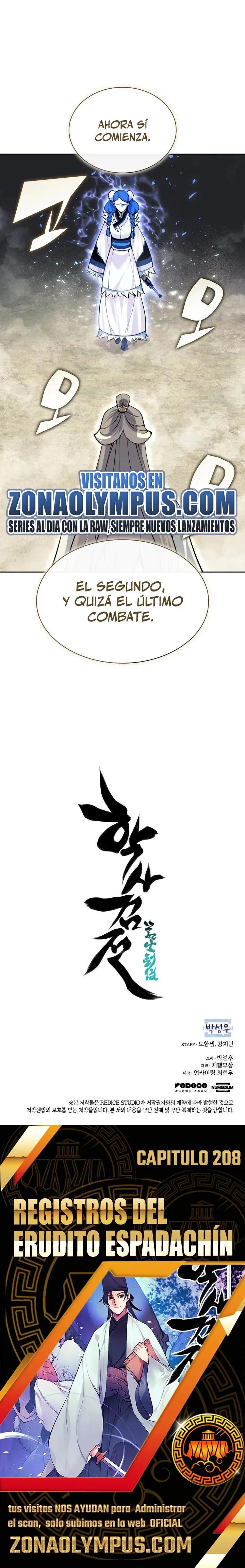Registros del Erudito Espadachín capítulo 208, página 30