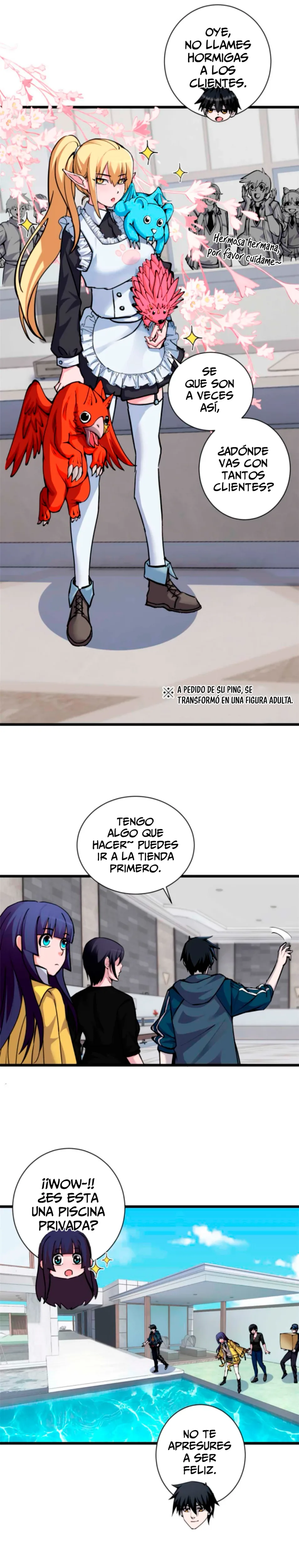 La Super Tienda de Mascotas Estelares capítulo 68, página 8